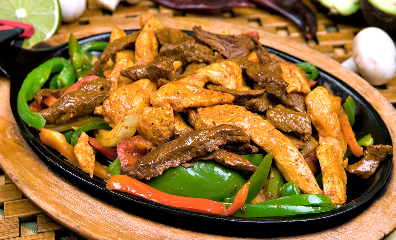 Beef and Chicken Fajitas